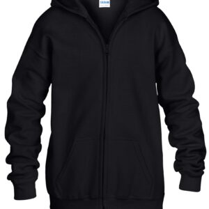 Gildan Heavy Blend Youth Full Zip Hooded Sweatshirt