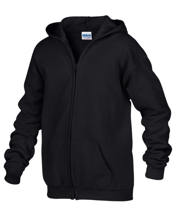 Gildan Heavy Blend Youth Full Zip Hooded Sweatshirt - Image 3