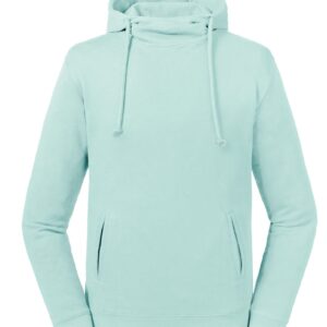 Russell Organic Unisex High Collar Hooded Sweat