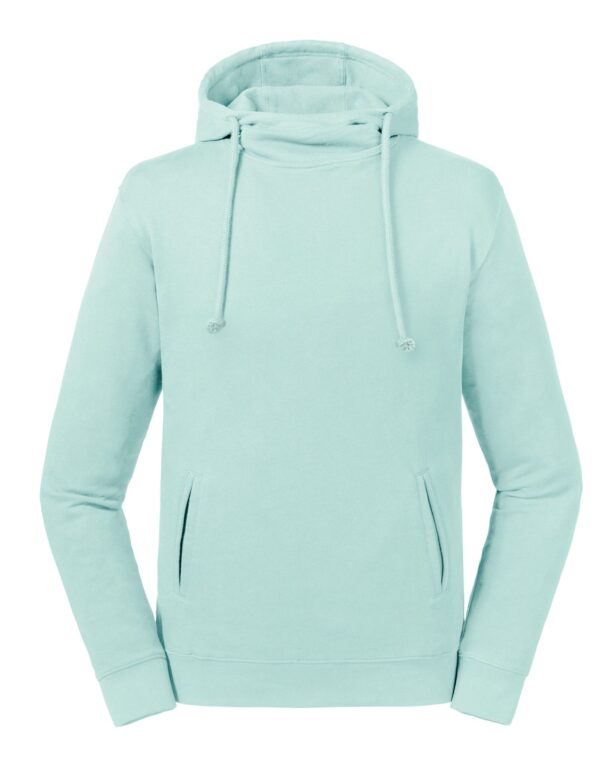 Russell Organic Unisex High Collar Hooded Sweat
