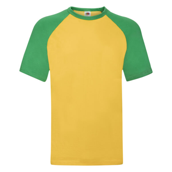 Fruit of the Loom Men's Valueweight Short Sleeve Baseball T-Shirt