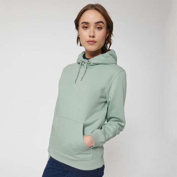 printed STANLEY STELLA green women's hoodie